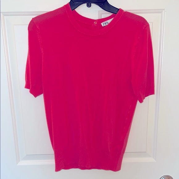 Zara Sweaters - Zara Pink Crew Neck Sweater